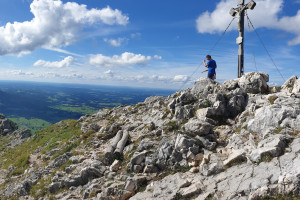 Gipfel Breitenstein (1622 m) - Wegpunkt 9 entlang der Tour