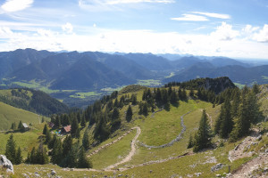 Anstieg Breitenstein über Hubertushütte - Wegpunkt 8 entlang der Tour