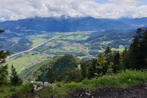 Gipfelblick Wildbarren - Wegpunkt 10 entlang der Tour