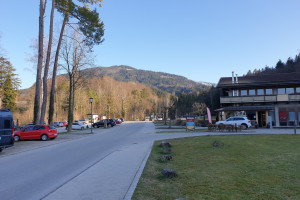 Wanderparkplatz unteres Jenbachtal - Startpunkt der Mountainbike Tour